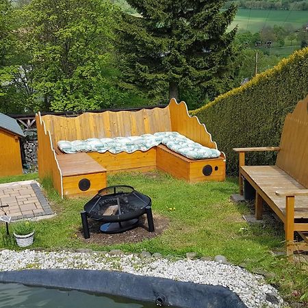 Waldhufenidyll Koenigswalde Im Erzgebirge Apartamento Konigswalde Exterior foto