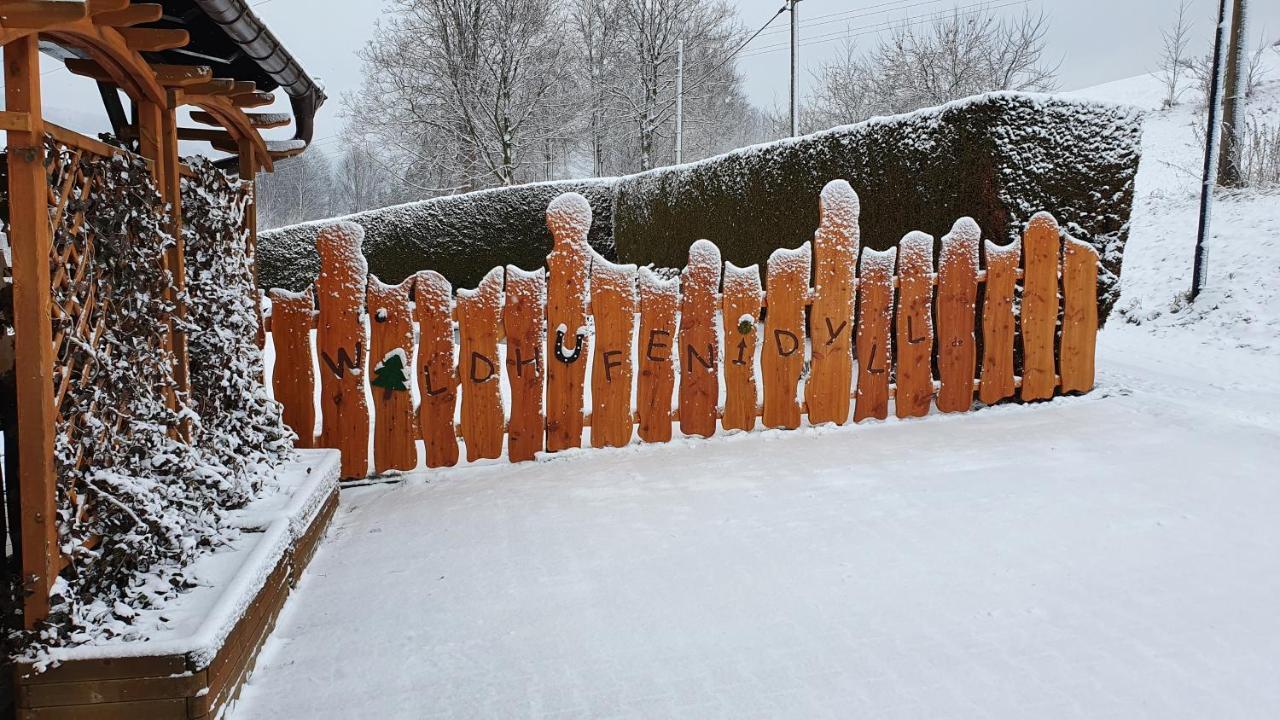 Waldhufenidyll Koenigswalde Im Erzgebirge Apartamento Konigswalde Exterior foto