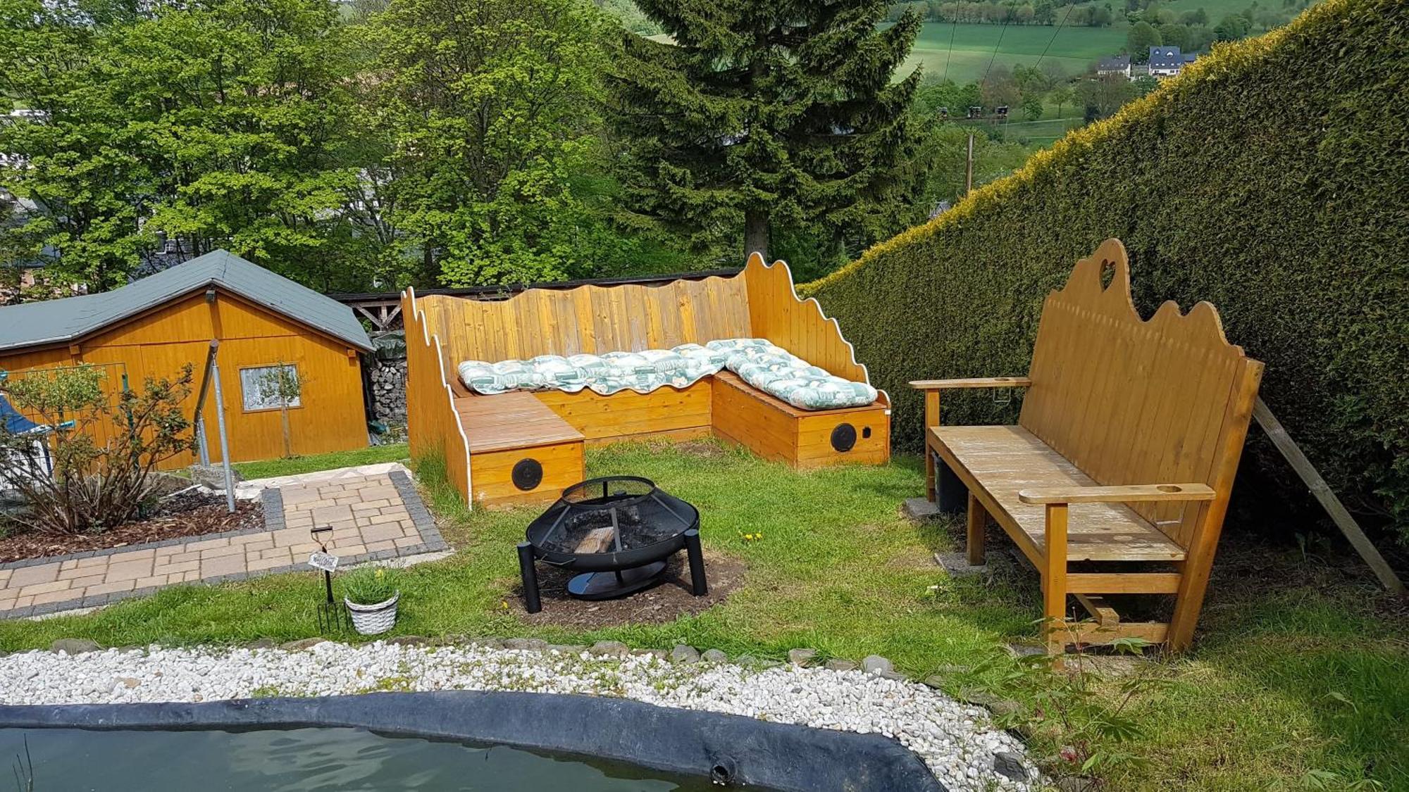 Waldhufenidyll Koenigswalde Im Erzgebirge Apartamento Konigswalde Exterior foto