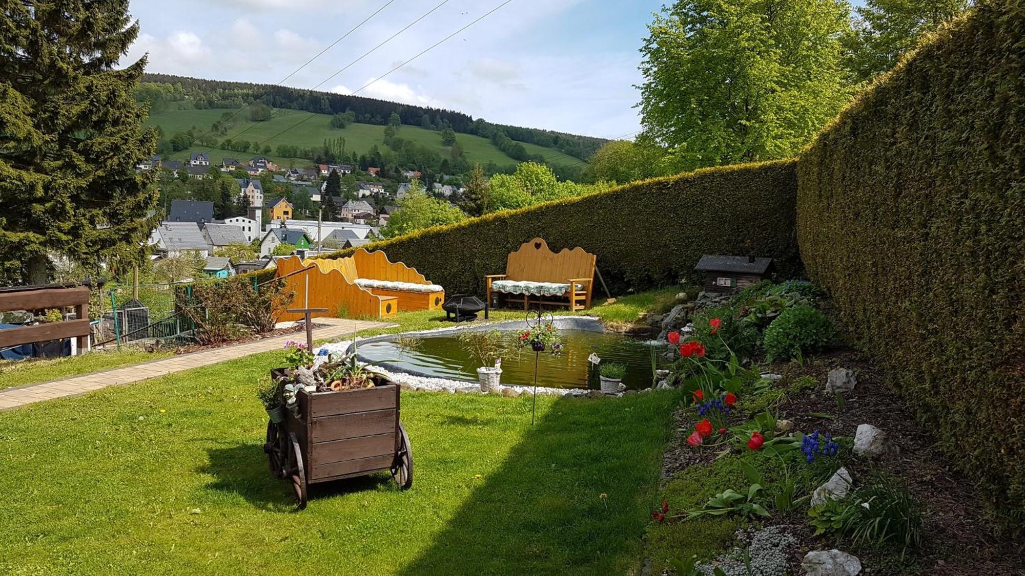 Waldhufenidyll Koenigswalde Im Erzgebirge Apartamento Konigswalde Exterior foto